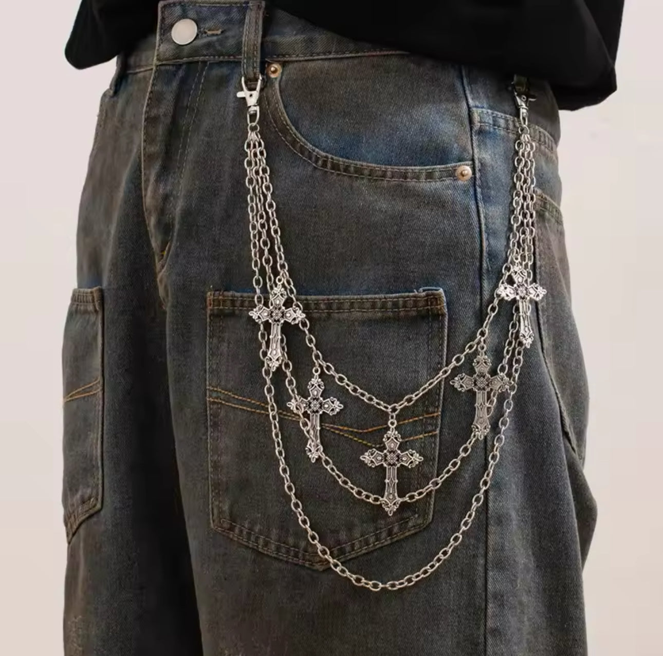 BELT JEAN CHAIN CROSS