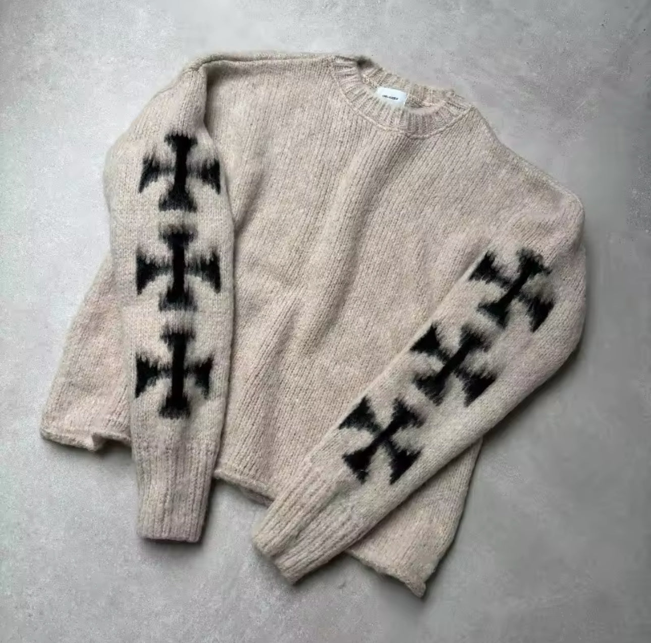 CROSS KNIT JUMPER